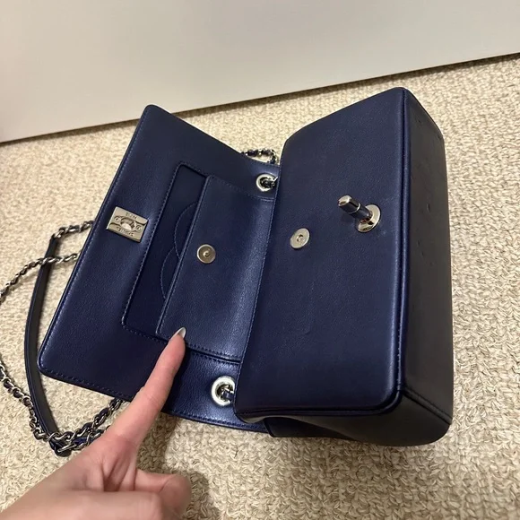 Chanel Classic Mademoiselle Chevron Crossbody Flap Bag - Picture 3 of 10